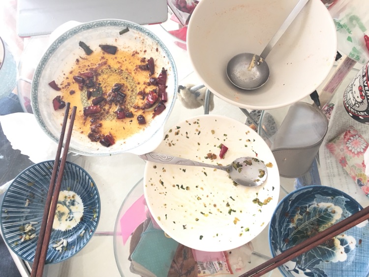 油渣子炒雪里红（芥菜）的做法图解7