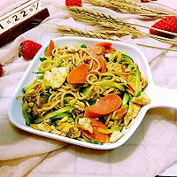 家常炒面的做法图解10