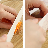  彩虹虾仁面饼  宝宝辅食微课堂的做法图解2