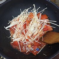 番茄金针菇的做法图解5