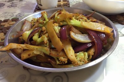 家常干锅菜花