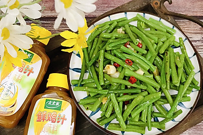 鸡汁炒豇豆