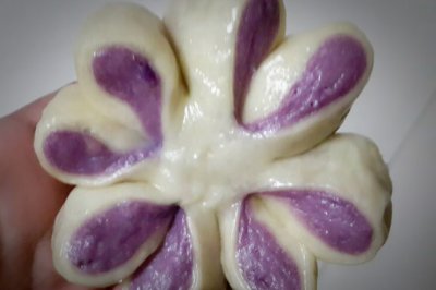紫薯花馒头
