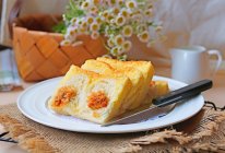 肉松奶酪蛋糕吐司#松下多面美味#的做法