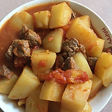 番茄土豆炖牛肉