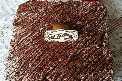 巧克力栗子蛋糕