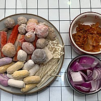 #暖冬酱在手，嗨吃部队锅#冬日最爱韩式部队火锅的做法图解1