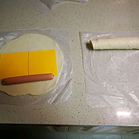 手抓饼做【爆浆酥皮卷】的做法图解3