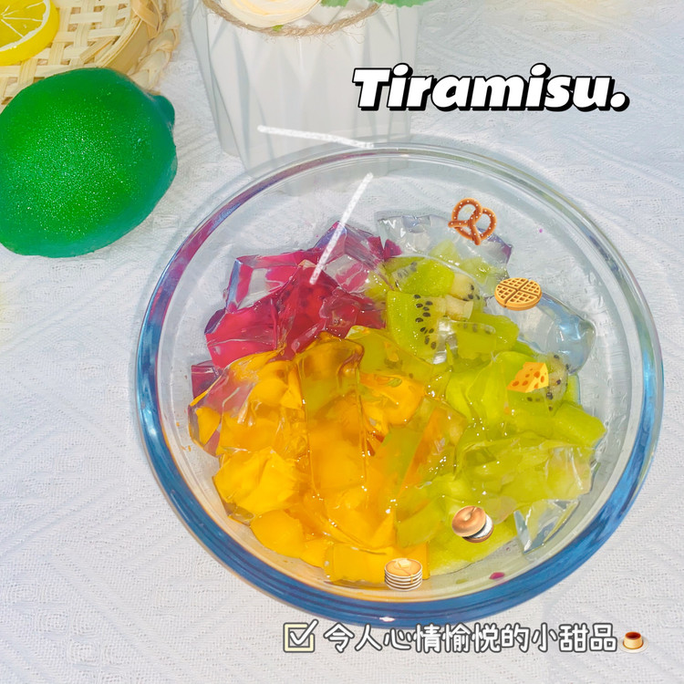 夏日清凉消暑饮品｜白凉粉水果捞的做法