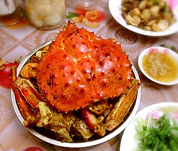 泰式香茅咖喱炒帝王蟹的做法