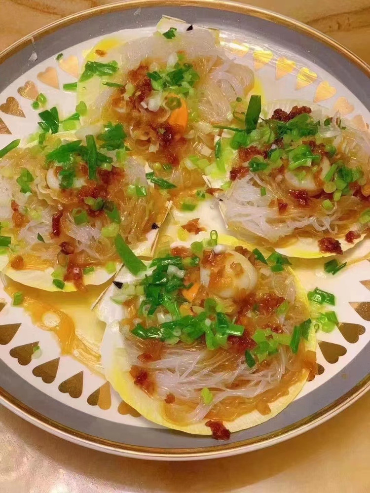 粉丝蒸扇贝的做法