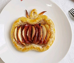 #一学就会快手菜#圣诞风琴烤苹果饼（独创）的做法
