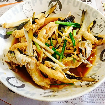 黄豆酱焖河豚（河鲀）