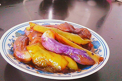青椒焖茄子