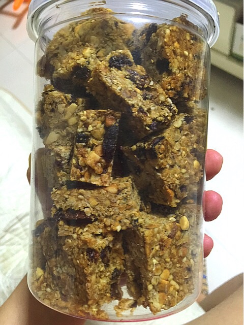 干果燕麦能量块的做法