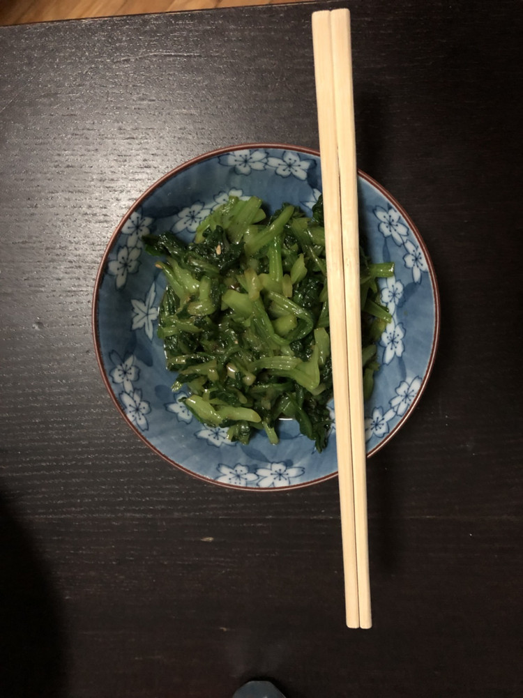 凉拌绿叶菜的做法