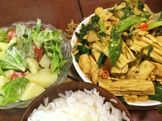 青蒜腐竹烧肉的做法图解19
