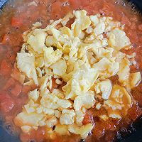 也跟风狂飙一把，来个西红柿鸡蛋打卤菠菜面给宝宝吃的做法图解17