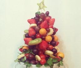 水果圣诞树的做法