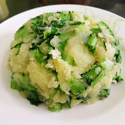减脂又美味的绝妙搭档 小白菜土豆泥
