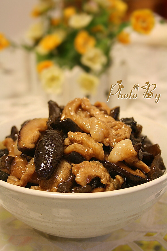 香菇木耳板筋肉