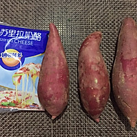 坚果芝士焗红蜜薯泥的做法图解1