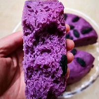 纯素紫薯发糕的做法图解4