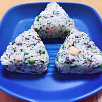 简单好吃，日式紫菜火腿饭团的做法图解7
