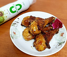 脆皮黑椒香鸡腿#纳福汇轻松喷出美味#的做法