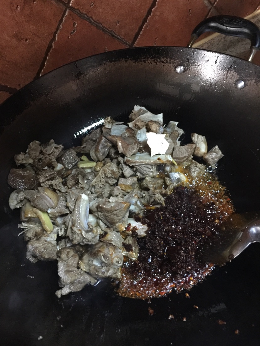 萝卜烧羊肉的做法图解3