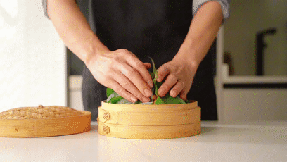 欧洲猪肉麻婆五花粽叶饭的做法图解9