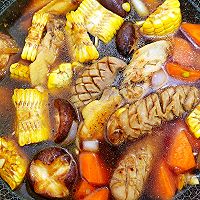 #东古滋味 幸福百味#烤肠鸡翅煲的做法图解13