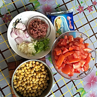 肉酱茄汁烩鹰咀豆的做法图解4