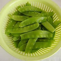 腊味荷兰豆的做法图解2