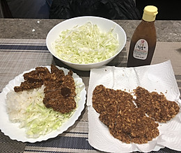 日式 烤（免炸）豬排的做法