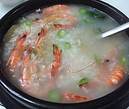 鲜虾海鲜粥的做法