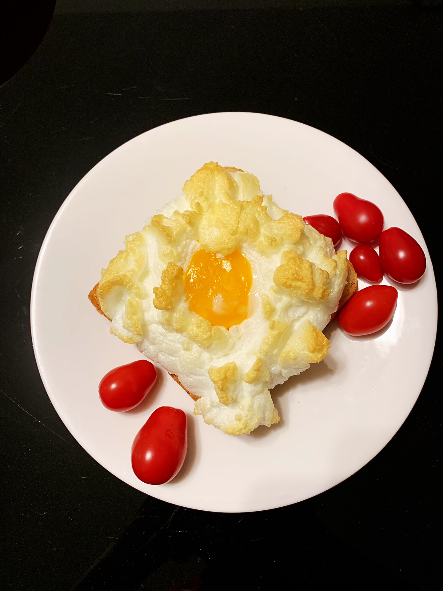 Burning cloud toast