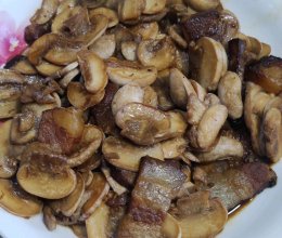 蘑菇炒肉 下饭神器的做法