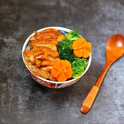 照烧鸡腿饭