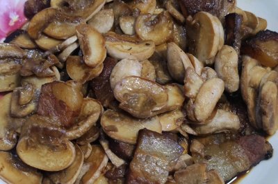 蘑菇炒肉 下饭神器