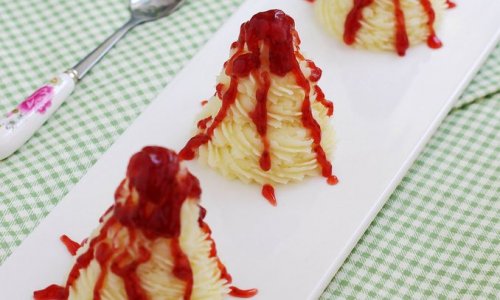 奶香草莓土豆泥——#美的微波炉菜谱#的做法