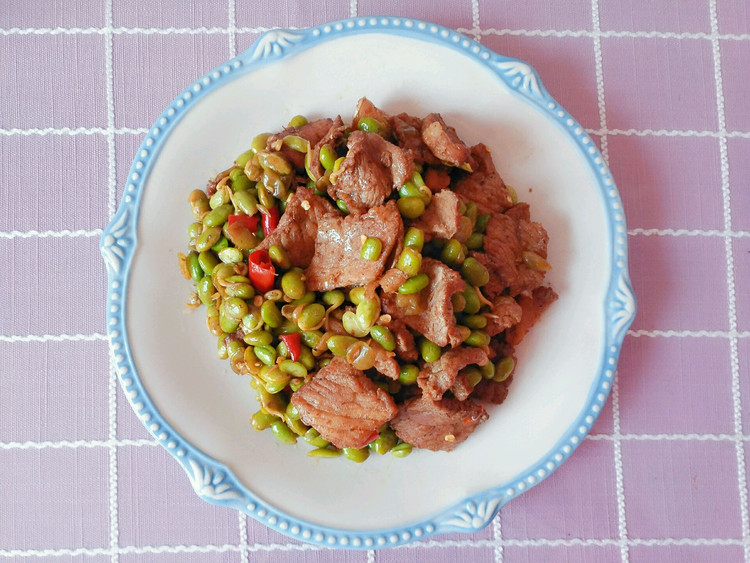 绿豆炒肉的做法