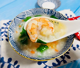#憋在家里吃什么#蔬菜虾仁粥的做法