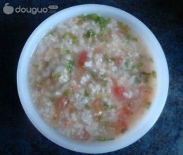 西红柿泥配米粥的做法