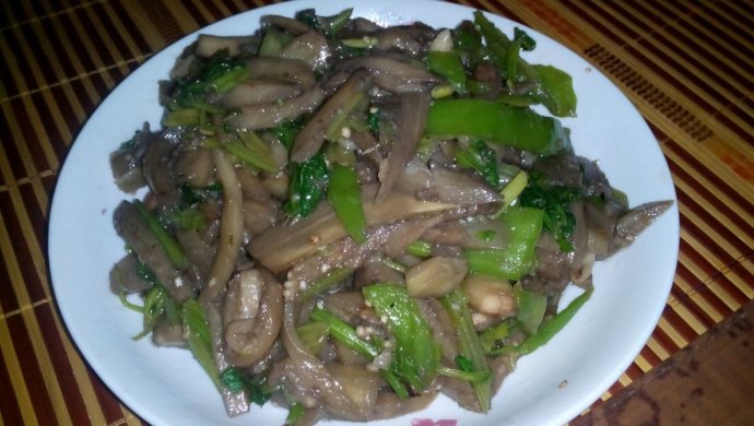 芹菜炒茄丝