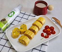 #纳福汇轻松喷出美味#火腿鸡蛋卷，简单几步，早餐新选择的做法