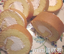 mini戚风蛋糕卷（家用烤箱简单版）-这位同学的做法