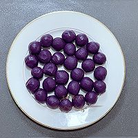 #一蔬一饭皆告白#爱心紫薯糯米饼的做法图解4