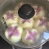 紫薯开口馒头的做法图解7