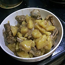 土豆炖排骨